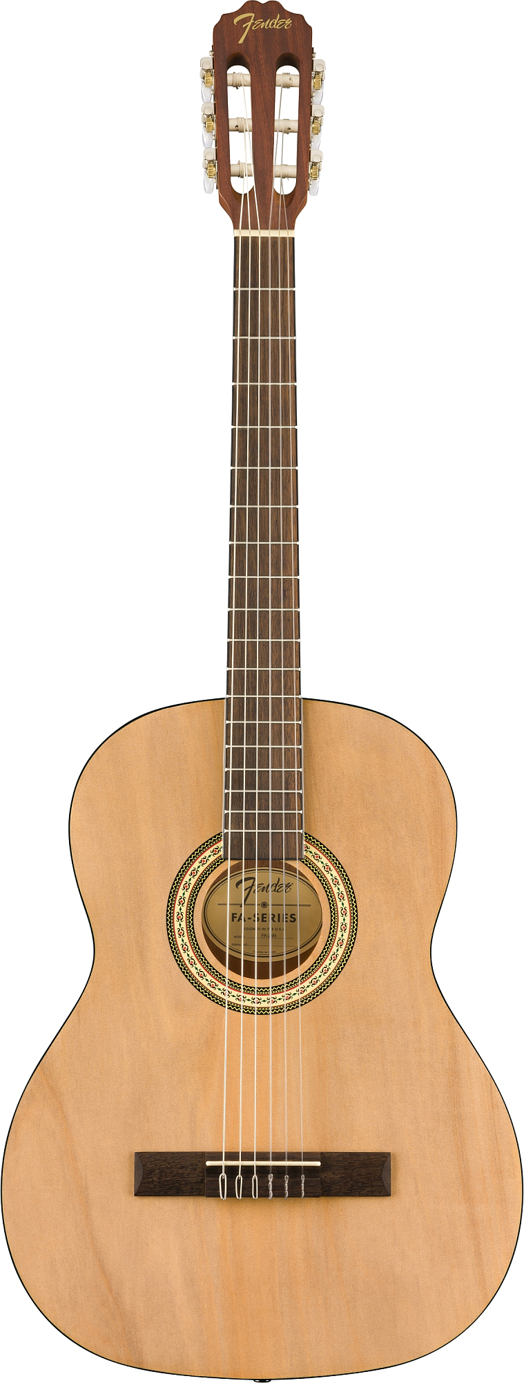 Классическая гитара Fender FA-25N 3/4 WN NAT - 6