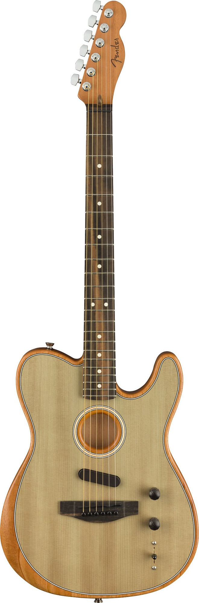 Электрогитара Fender American Acoustasonic Telecaster Sonic Gray, Серый - 7