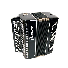 C9-BLACK Баян «Романс» 55х100-II, черный, Шуйская гармонь