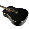 Акустическая гитара Rockdale Aurora D7 BK Gloss, Черный - 7