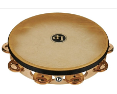 LATIN PERCUSSION TAMBOURINE PRO 10 IN SINGLE ROW WITH HEAD LP383-BZ тамбурин