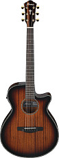 Акустическая гитара Ibanez AEG74-MHS, Коричневый санбёрст