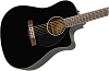 Акустическая гитара Fender Cd-60Sce Black - 3