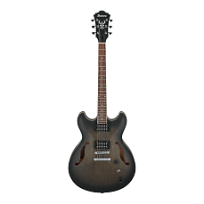 Полуакустическая гитара Ibanez Artcore AS53 Transparent Black Flat