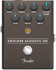 Педаль эффектов Fender SMOLDER ACOUSTIC OVERDRIVE, Черный