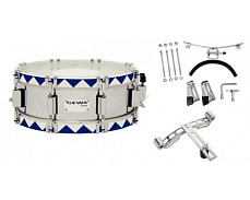 GEWA Marching Small Drum Steel Chrome HW BH 13x5.5 маршевый малый барабан