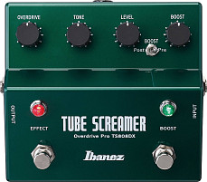 Педаль эффектов Ibanez TS808DX TUBESCREAMER OVERDRIVE PRO, Черный