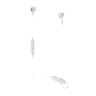 Наушники-вкладыши Audio-Technica ATH-C200BTWH - 1