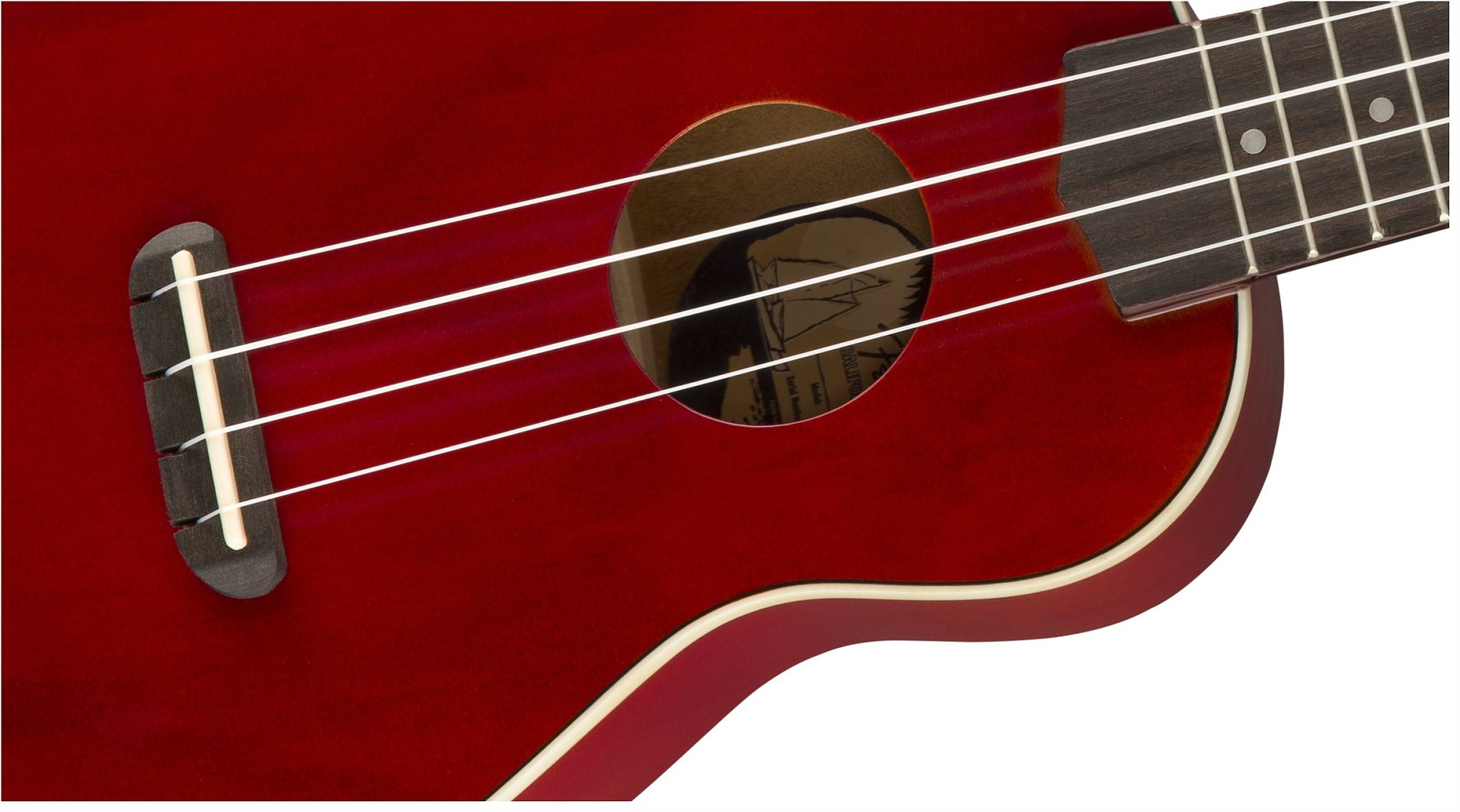 Укулеле Fender Ukulele VENICE Cherry, Вишнёвый - 12