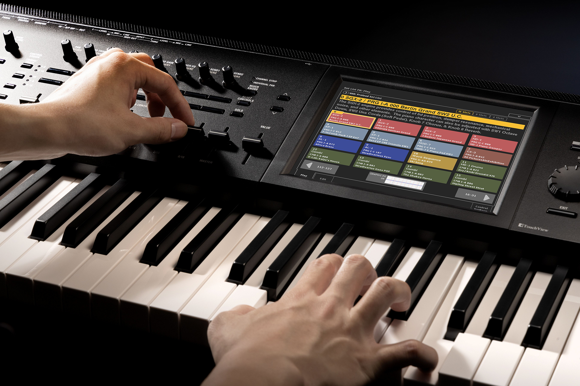 Синтезатор Korg KRONOS3-88, Черный - 17