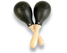 Latin Percussion M283 Matador Maracas маракасы черные пластиковые