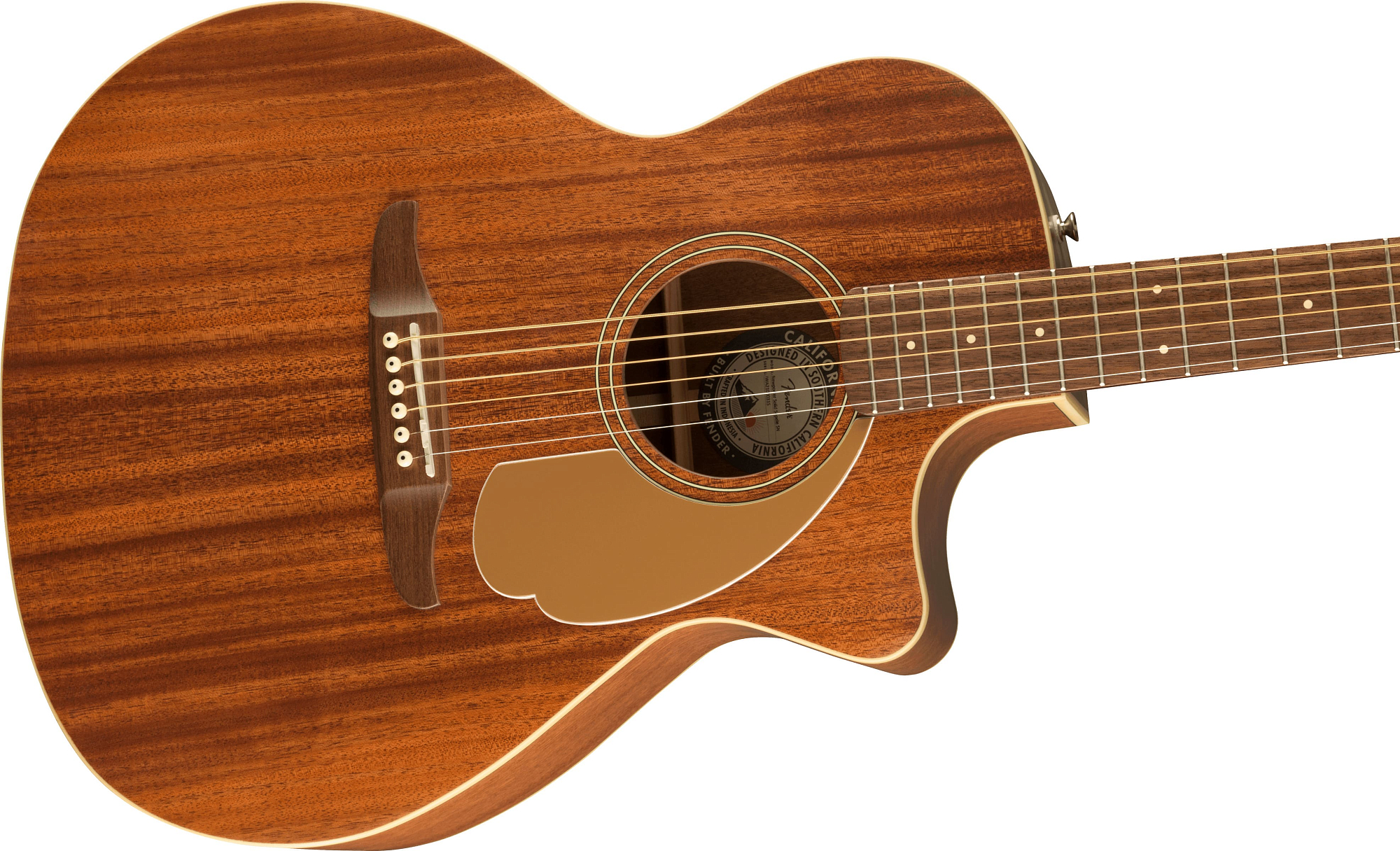 Акустическая гитара Fender Newporter Player All-Mahogany - 10
