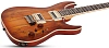 Электрогитара Schecter C-1 EXOTIC SPALTED MAPLE Satin Navy Blue - 8