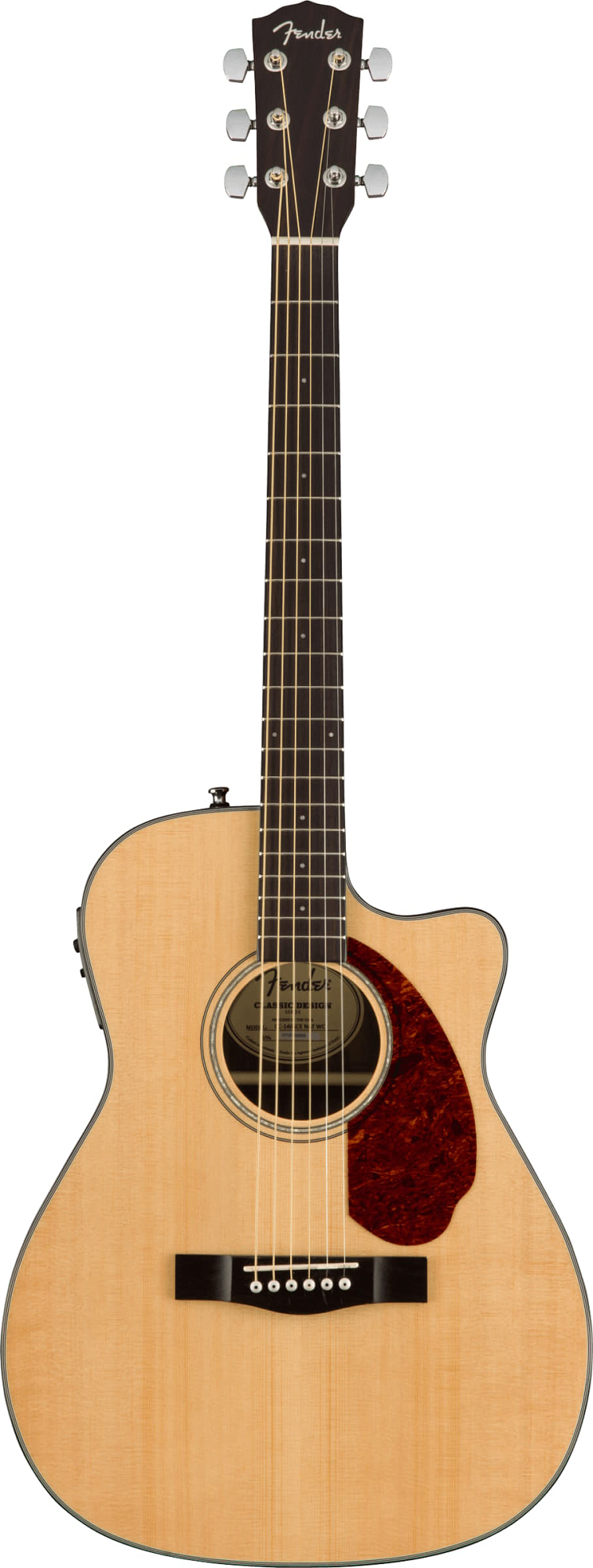 Акустическая гитара Fender Cc-140Sce Concert Natural - 11