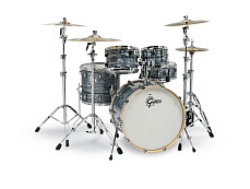 Барабанная установка Gretsch RN2-E825-SOP Renown, серебристая, 3 коробки
