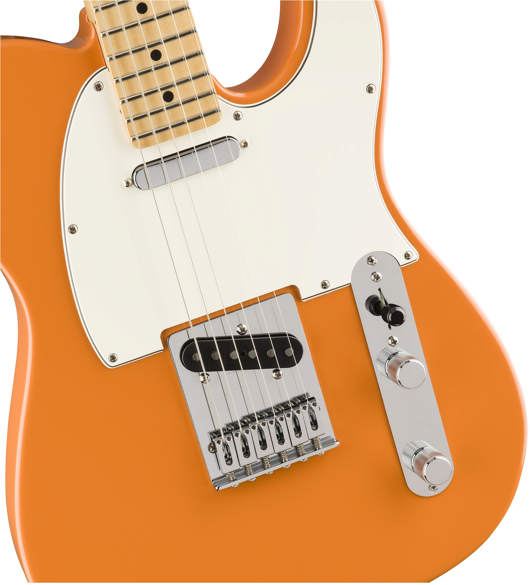Электрогитара Fender PLAYER Telecaster MN Capri Orange, Оранжевый - 10