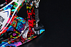 Педаль для барабана Tama HP900RMPR Rolling Glide Single Pedal, Psychedelic Rainbow - 2