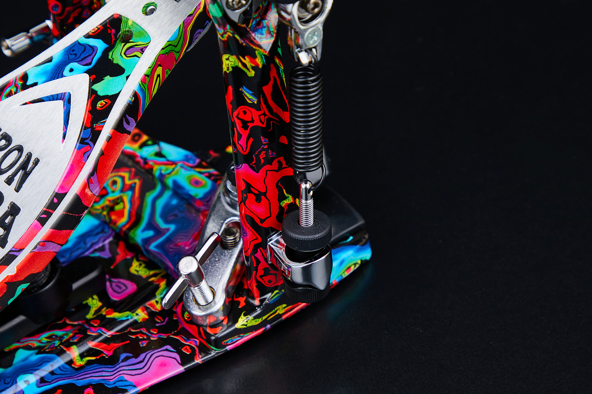 Педаль для барабана Tama HP900RMPR Rolling Glide Single Pedal, Psychedelic Rainbow - 10