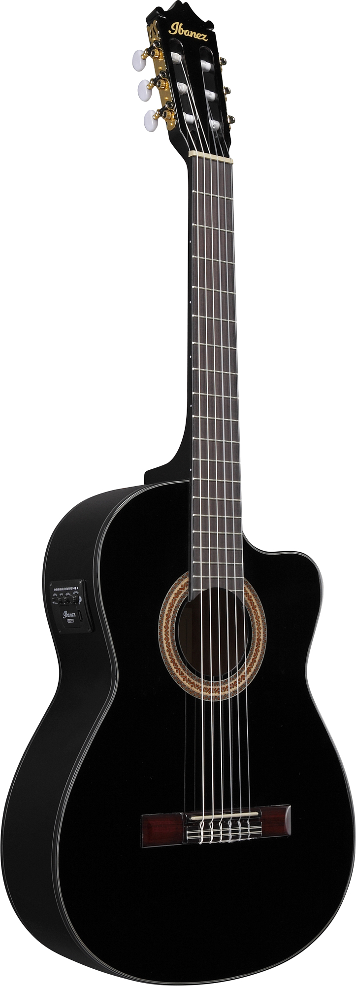 Классическая гитара Ibanez GA11CE-BK, Черный - 13