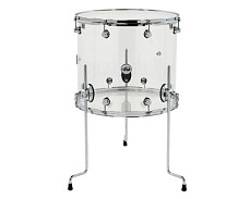 DRUM WORKSHOP FLOOR TOM DESIGN ACRYLIC 18x16 Сlear напольный том