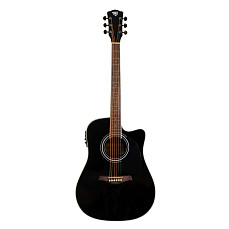 Акустическая гитара Rockdale Aurora D6 C Bk E Gloss, Черный