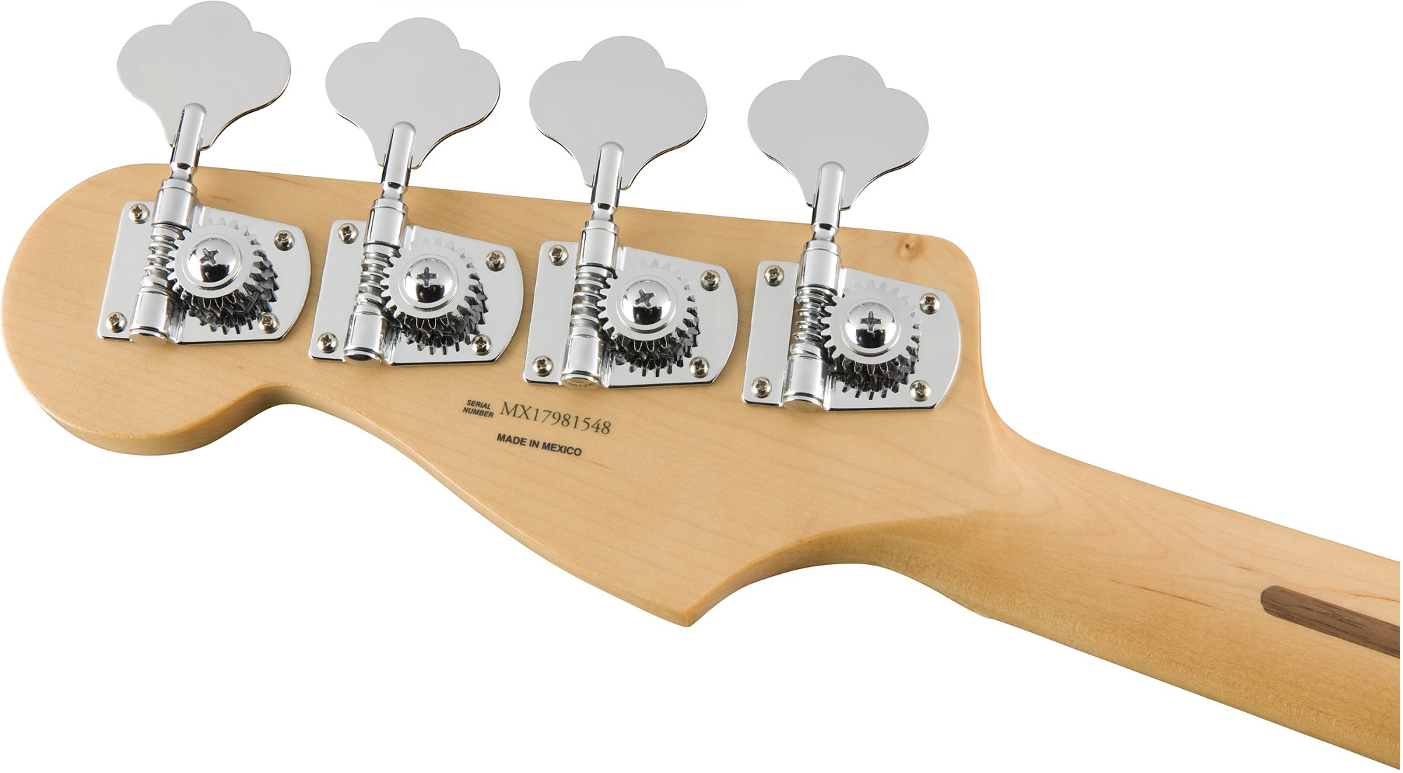 Бас-гитара Fender PLAYER Jazz Bass MN Polar White, Белый полярный - 13