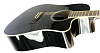Акустическая гитара Ibanez Pf15Ece-Bk, Черный - 2