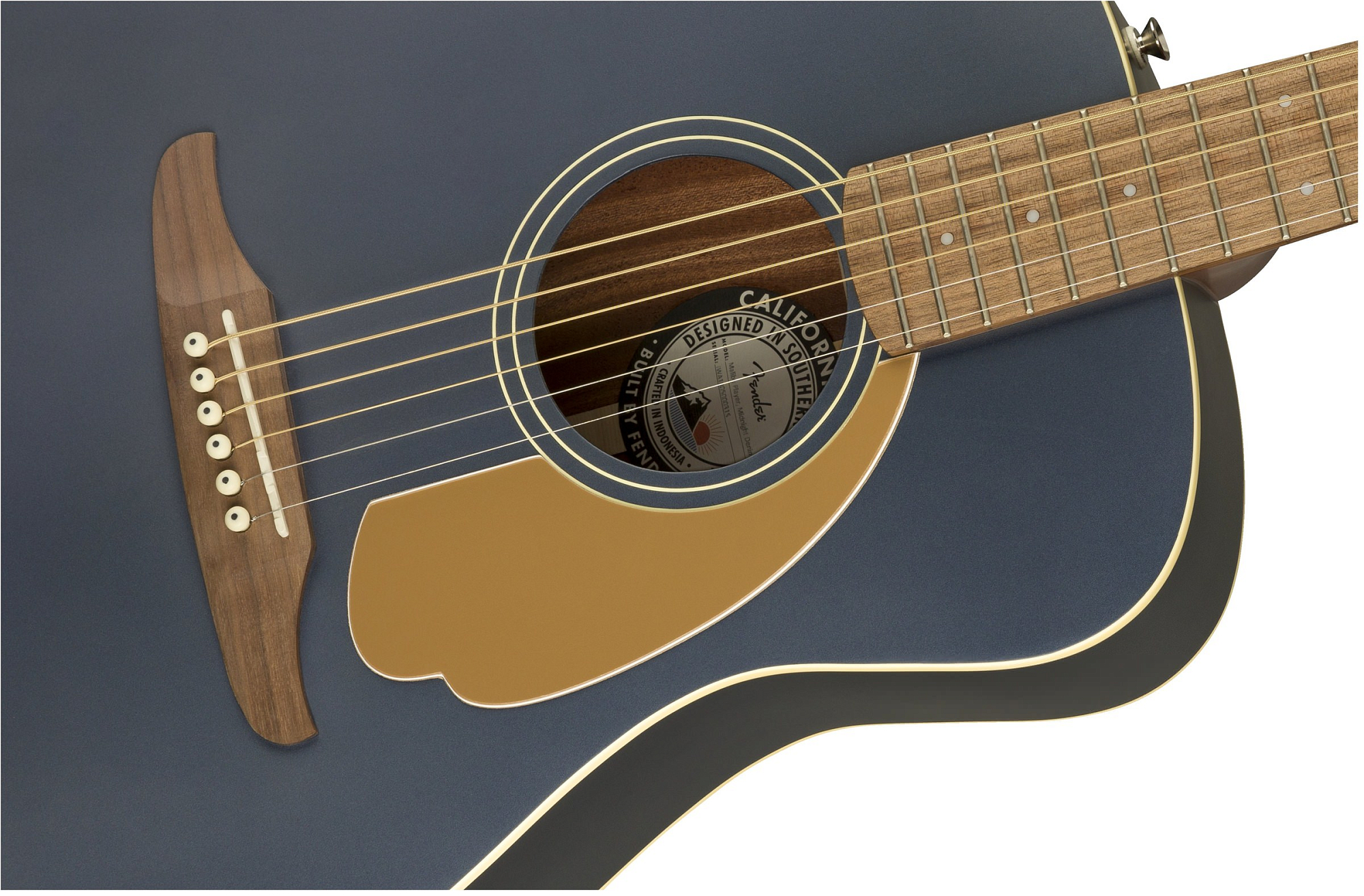 Акустическая гитара Fender Malibu Player Midnight Satin, Midnight Satin - 11