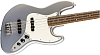 Бас-гитара Fender PLAYER Jazz Bass PF Silver, Серебристый - 4