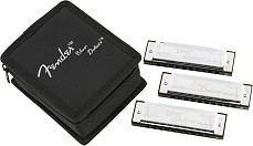 Губная гармоника Fender Blues Deluxe Harmonica 3 Pack