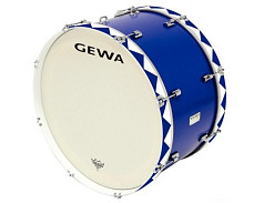 GEWA Marching Bass Drum 26x14 Blue маршевый бас-барабан с традиционным узором