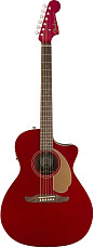 Акустическая гитара Fender Newporter Player Candy Apple Red, Красный Candy Apple