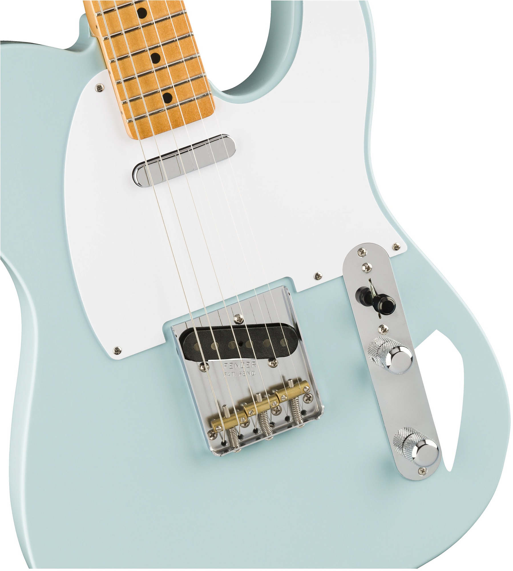Электрогитара Fender VINTERA '50s Telecaster Sonic Blue, Голубой Sonic - 11