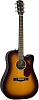 Акустическая гитара Fender CD-140SCE Sunburst - 2