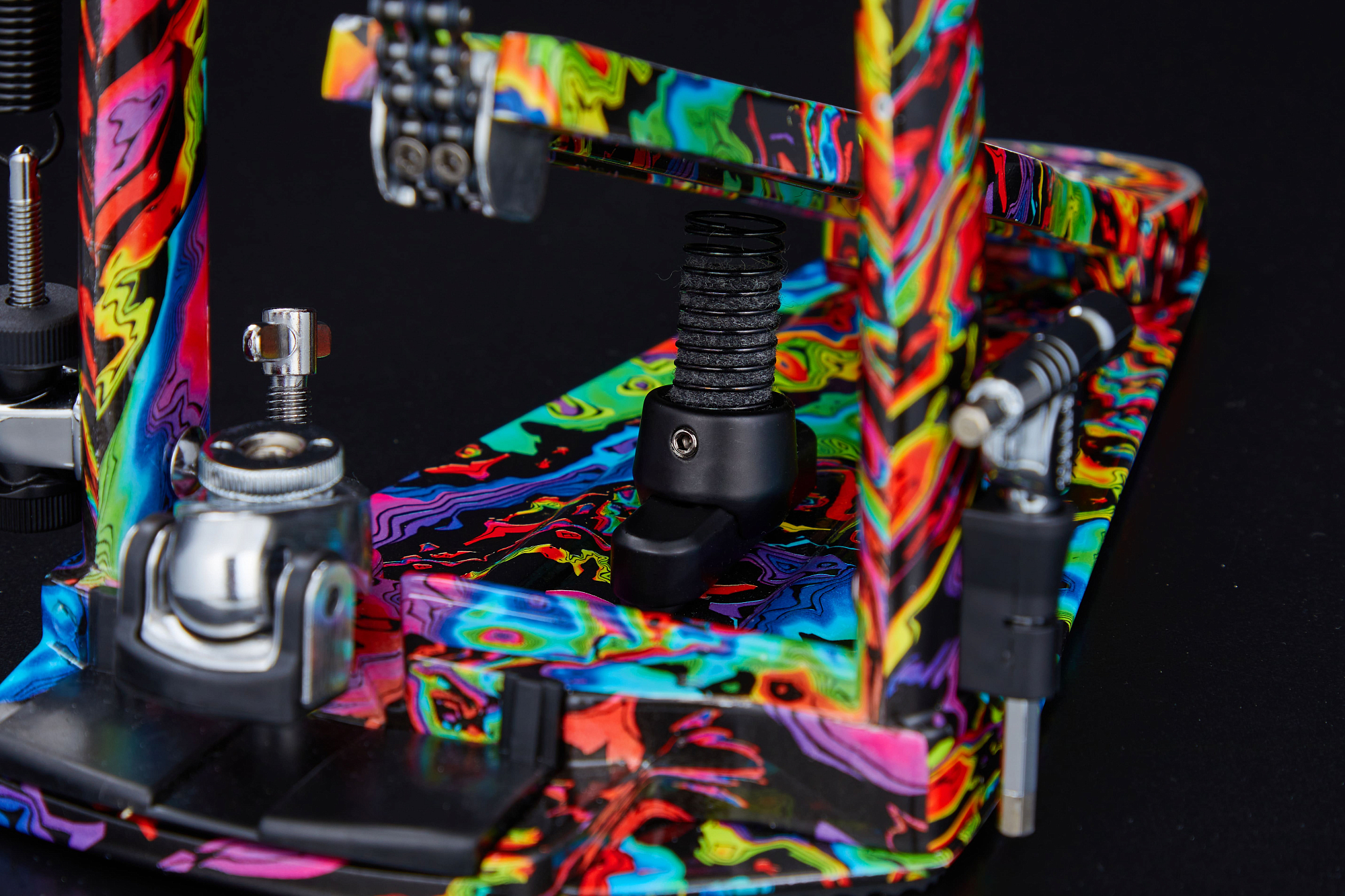 Педаль для барабана Tama HP900RMPR Rolling Glide Single Pedal, Psychedelic Rainbow - 13