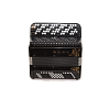 BN-37-BK Баян ученический двухголосный Тула-209, 92/55х100-II, черный, Тульская Гармонь - 2
