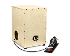 Latin Percussion LP1400NWP 2-Sided Cajon With DW Pedal кахон