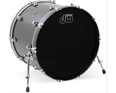 DRUM WORKSHOP BASS DRUM PERFORMANCE LACQUER 22x18 Gun Metal Metallic бас барабан