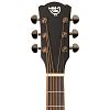 Акустическая гитара Rockdale Aurora D6 C Bk Satin, Черный - 8
