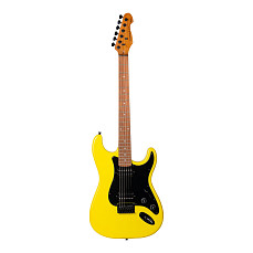 Электрогитара Rockdale Stars Plus HT HH Maple Neon Yellow, Жёлтый