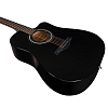 Акустическая гитара Rockdale Aurora D5 C BK Gloss, Черный - 4