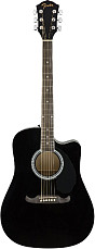 Акустическая гитара Fender FA-125CE Black