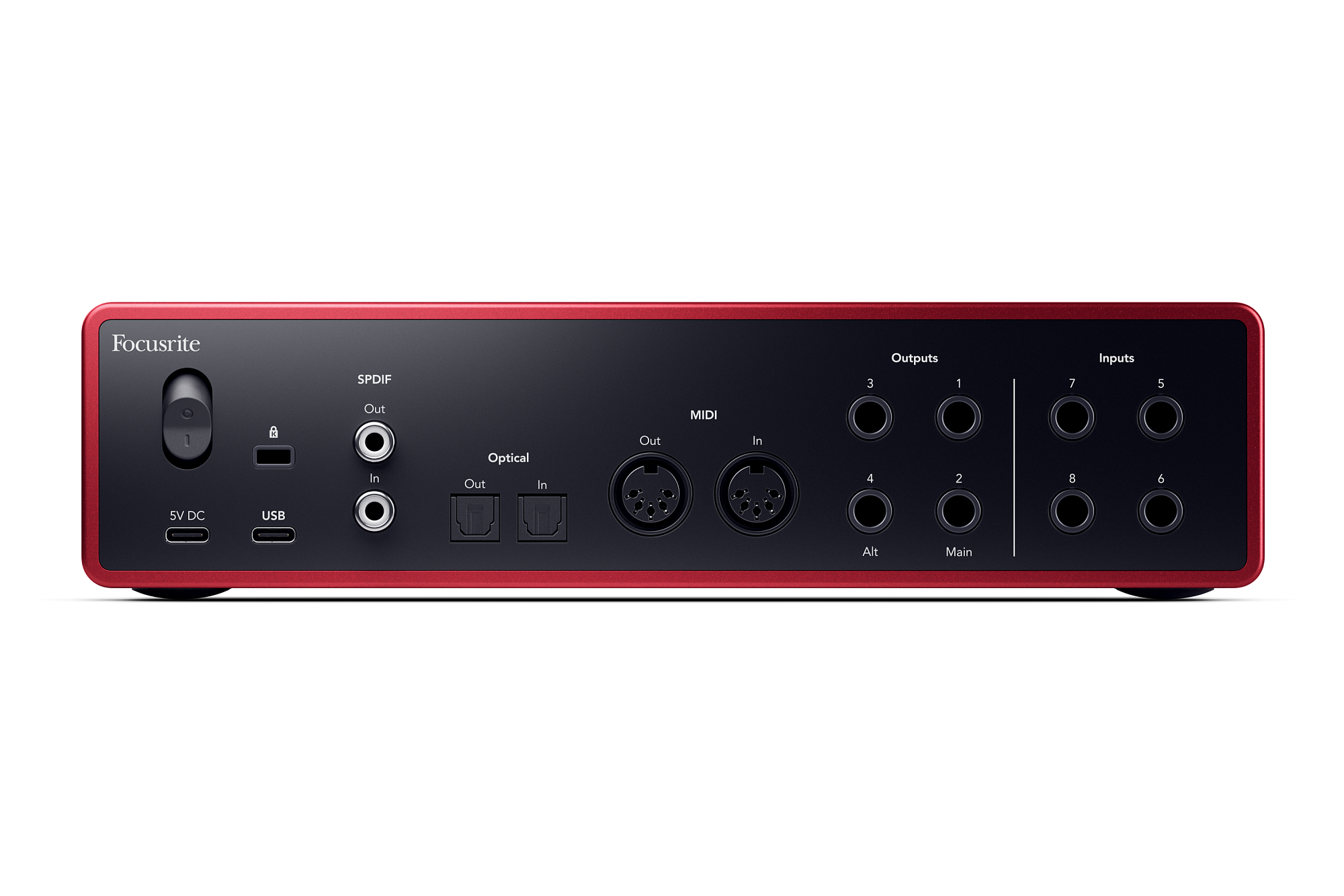 Аудиоинтерфейс Focusrite Scarlett 18i16 4th Gen, Черный - 11