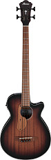 Бас-гитара Ibanez AEGB24E-MHS, Коричневый санбёрст