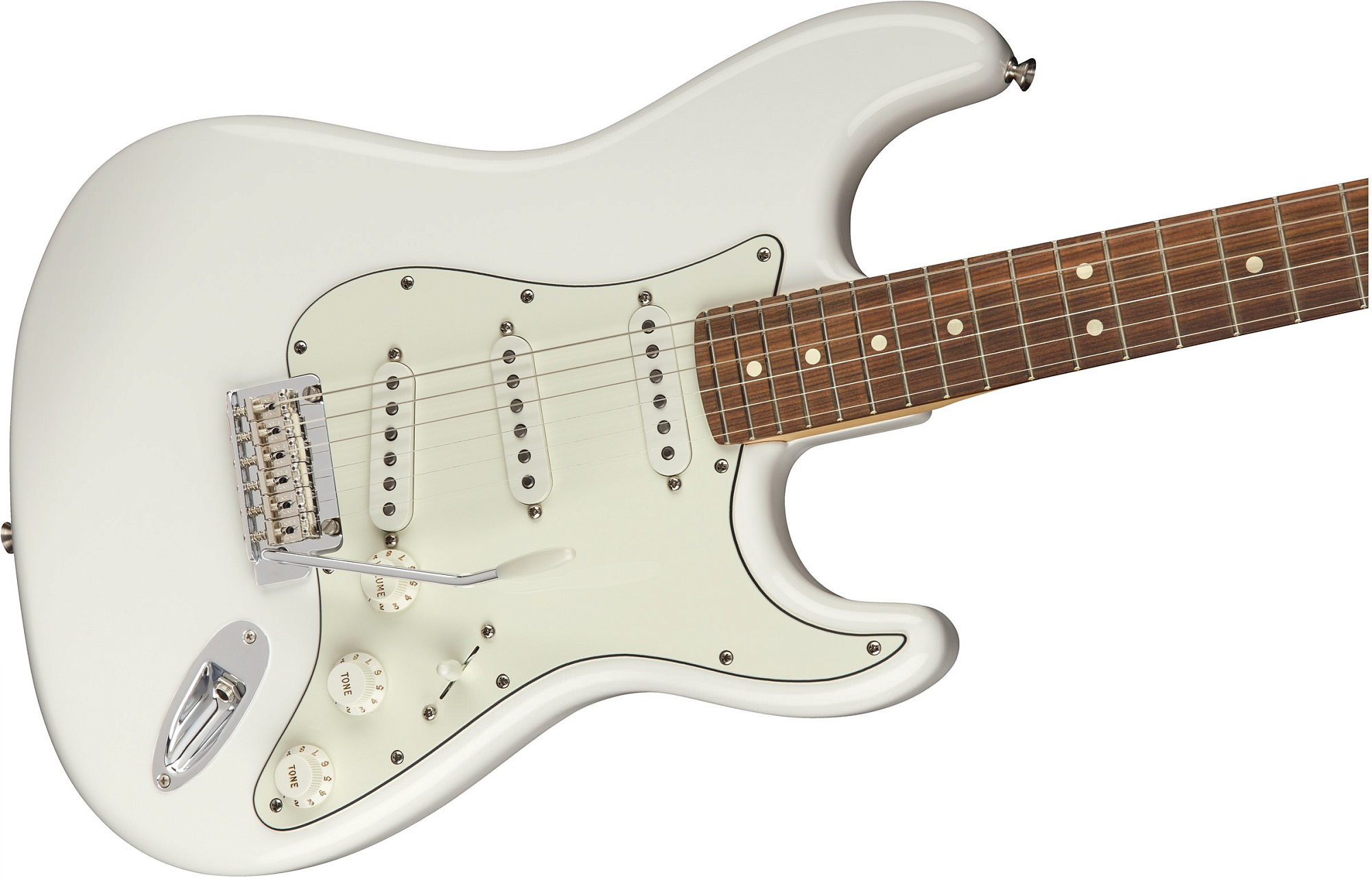 Электрогитара Fender PLAYER Stratocaster PF Polar White, Белый полярный - 11