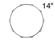 HA01-231410SCR Обод малого и том барабана 14, нижний, сталь 2.3мм, LDrums