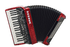 A3843 AMICA III 80 Аккордеон, красный, Hohner