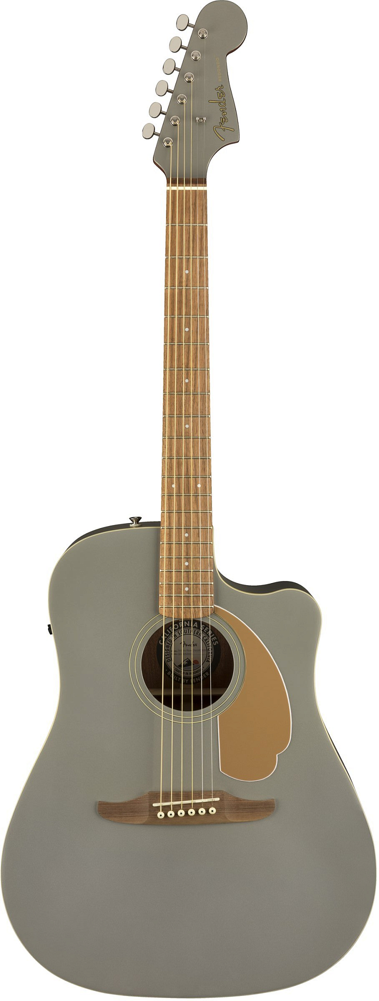 Акустическая гитара Fender Redondo Player Slate Satin, Сланцевый - 8