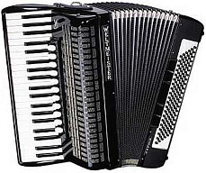 Saphir-IV-120/41-BK Saphir Аккордеон 41/120/IV/11/5, черный, с ремнями и чехлом, Weltmeister