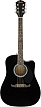 Акустическая гитара Fender FA-125CE Black - 1